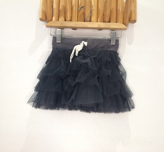 PK Beans grey tulle skort 3y