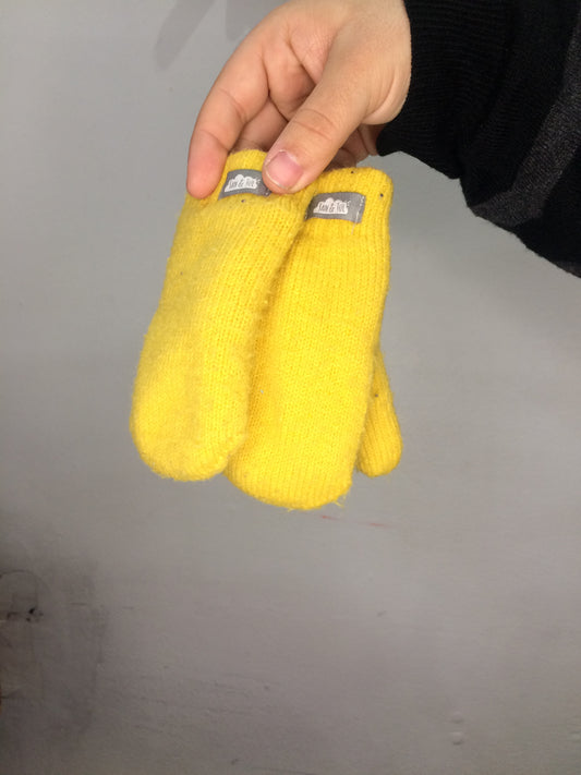 Jan & Jul yellow mitts 9m-3y