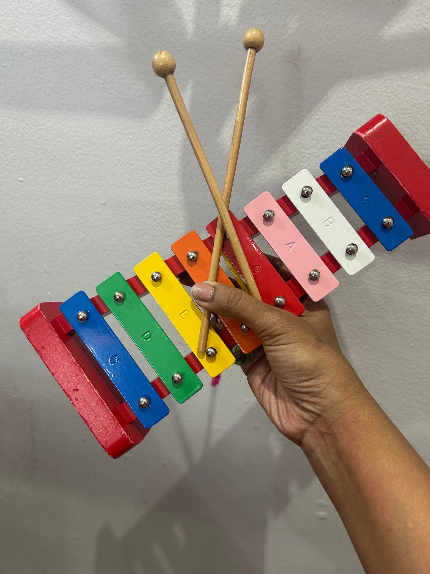 Schylling metal and wood xylophone