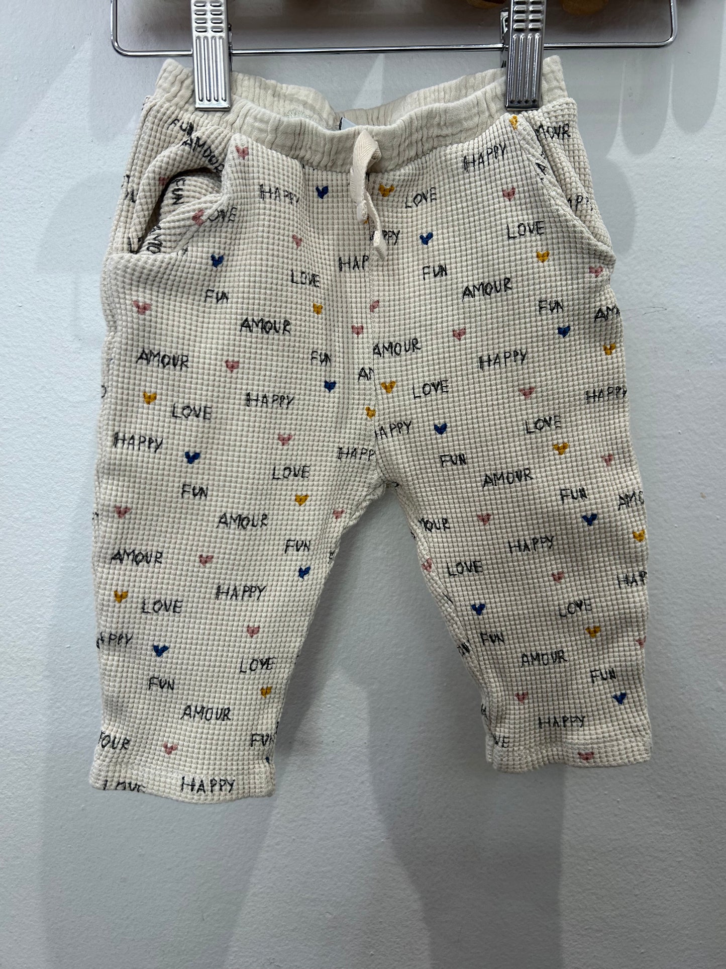 Love waffle pants 6-9m