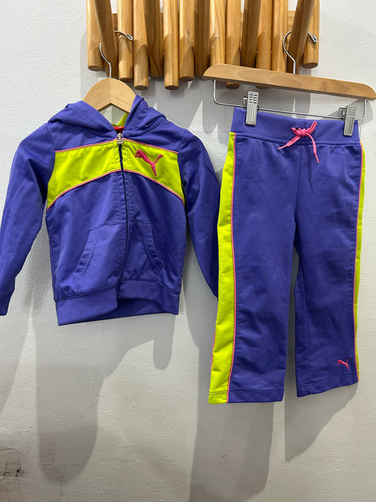 Set- purple tracksuit 24m