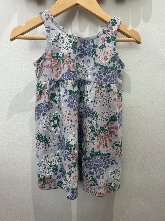 Dress Roots floral 6-12m