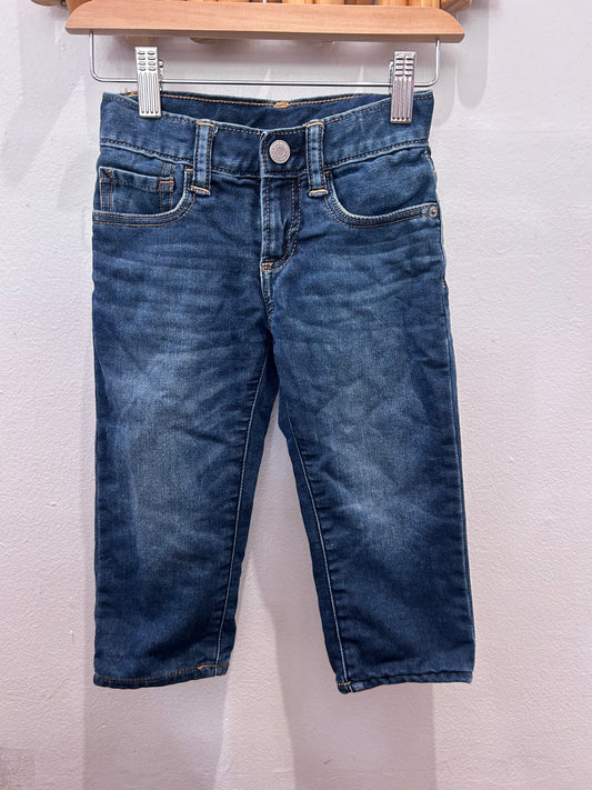 Pants cotton lined straight jenas 2y