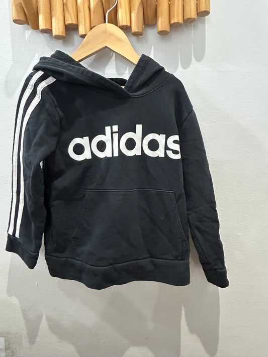 Black Adidas hoodie 5y