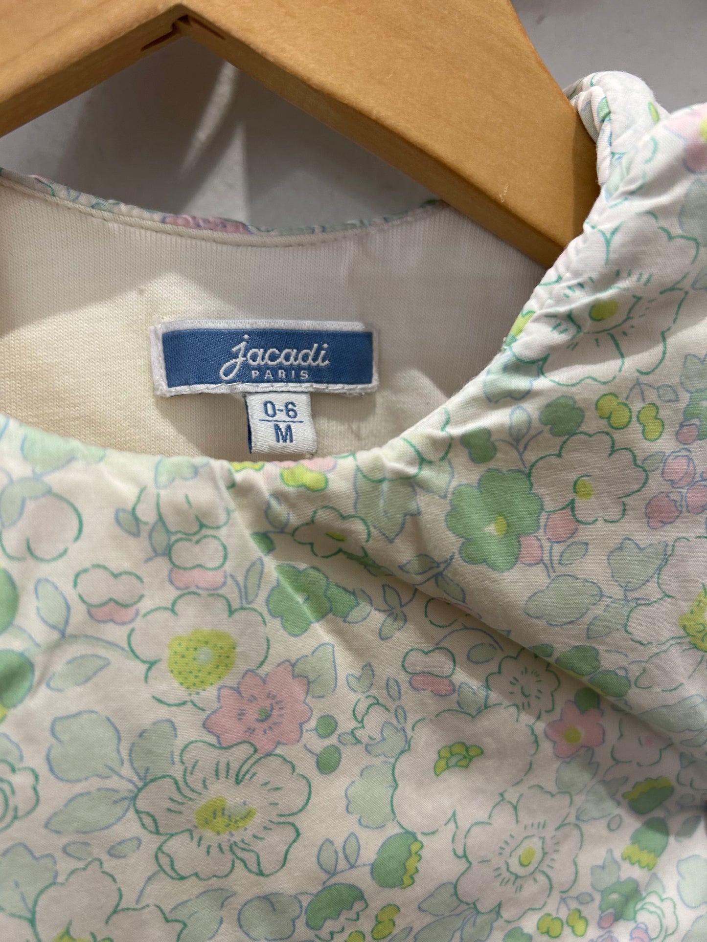 Jacadi floral sleepsack 0-6m 2 TOG