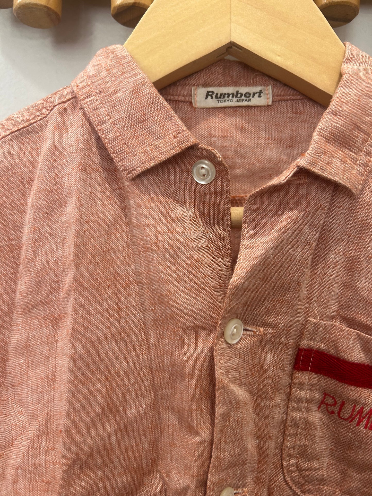 Japanese linen blend shirt 3-4y