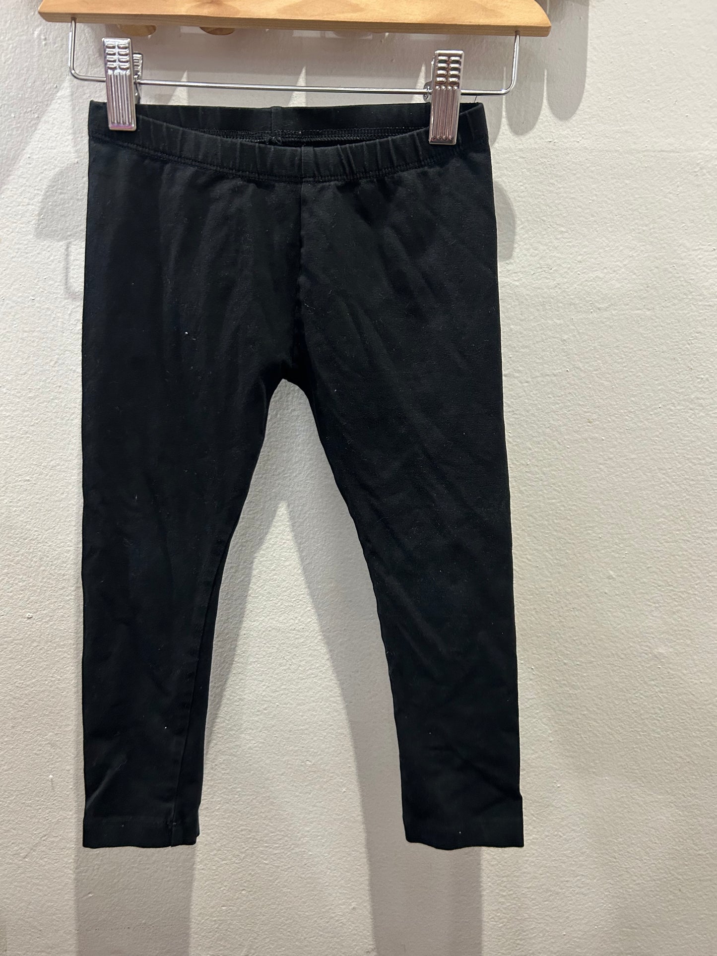Pants black Pact leggings 4-5y