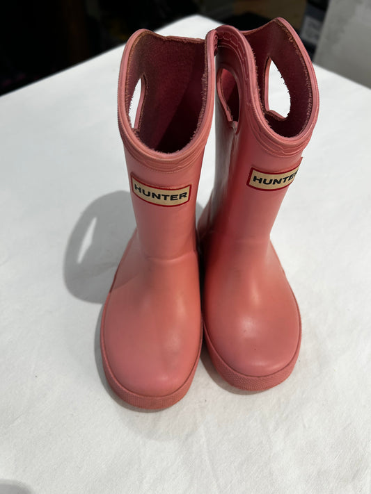 C7 pink Hunter rainboots