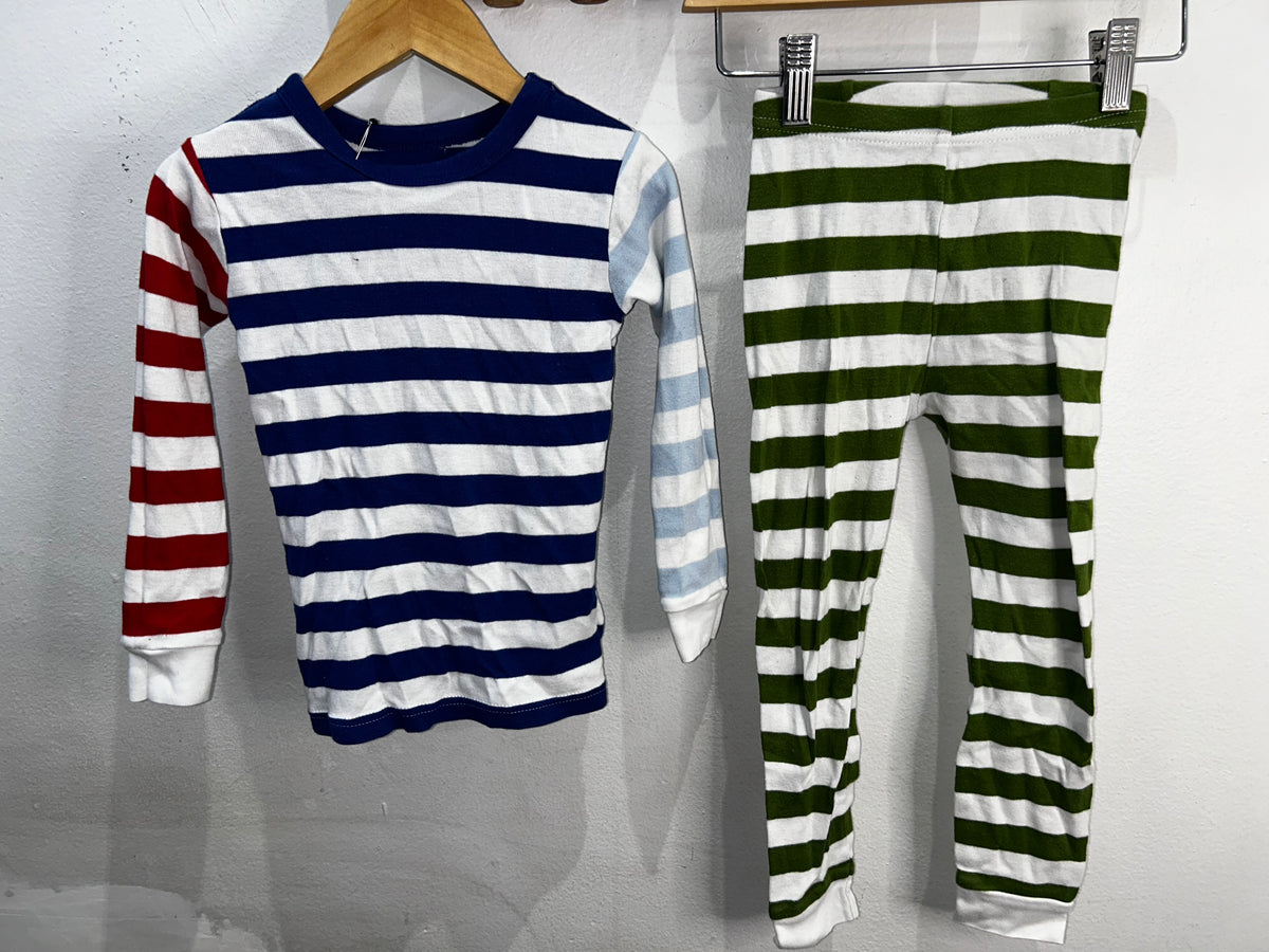 Colourful stripes pyjamas 4y