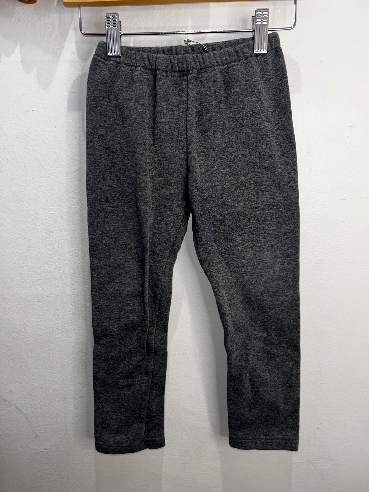 Grey fleece lined pants 3-4y
