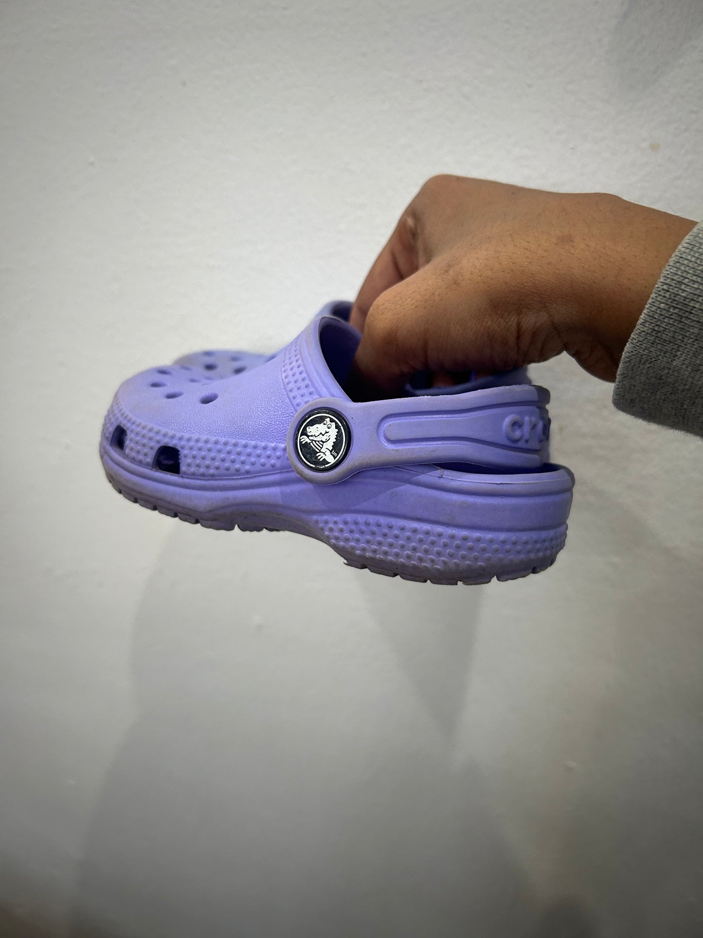 C7 purple Crocs