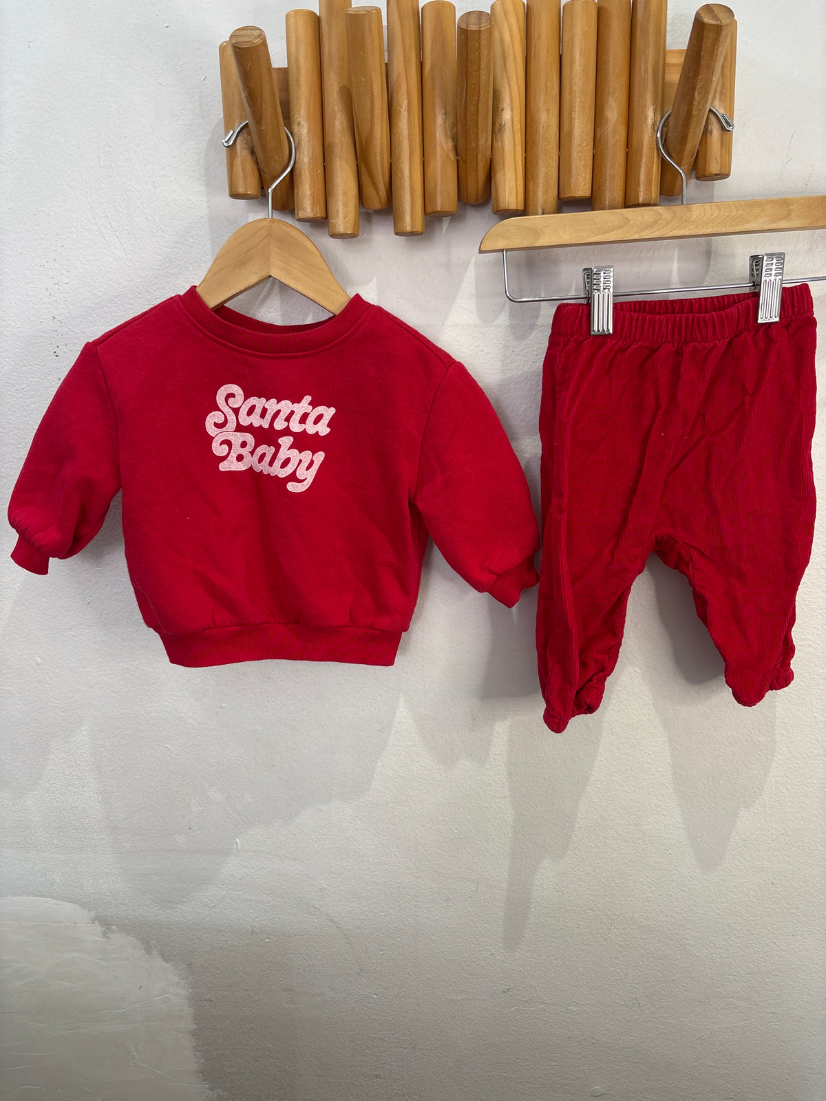 Santa Baby set 3-6m