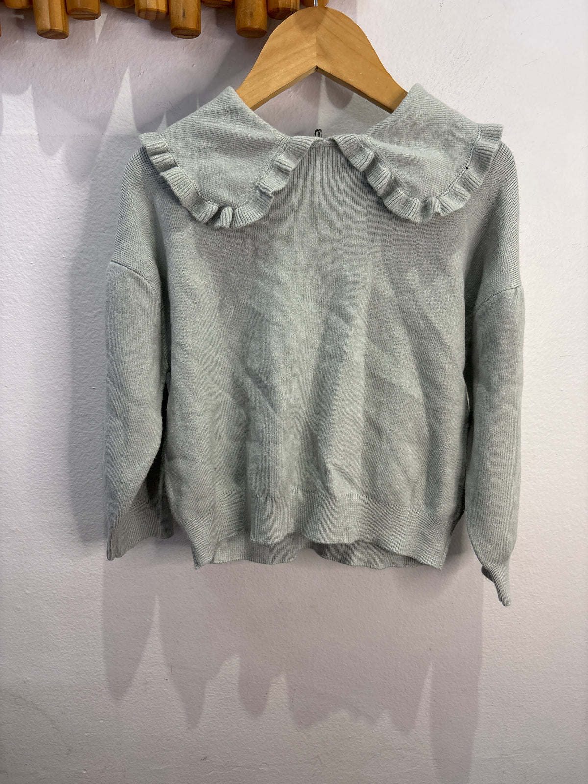 Mint collared sweater 3-4y