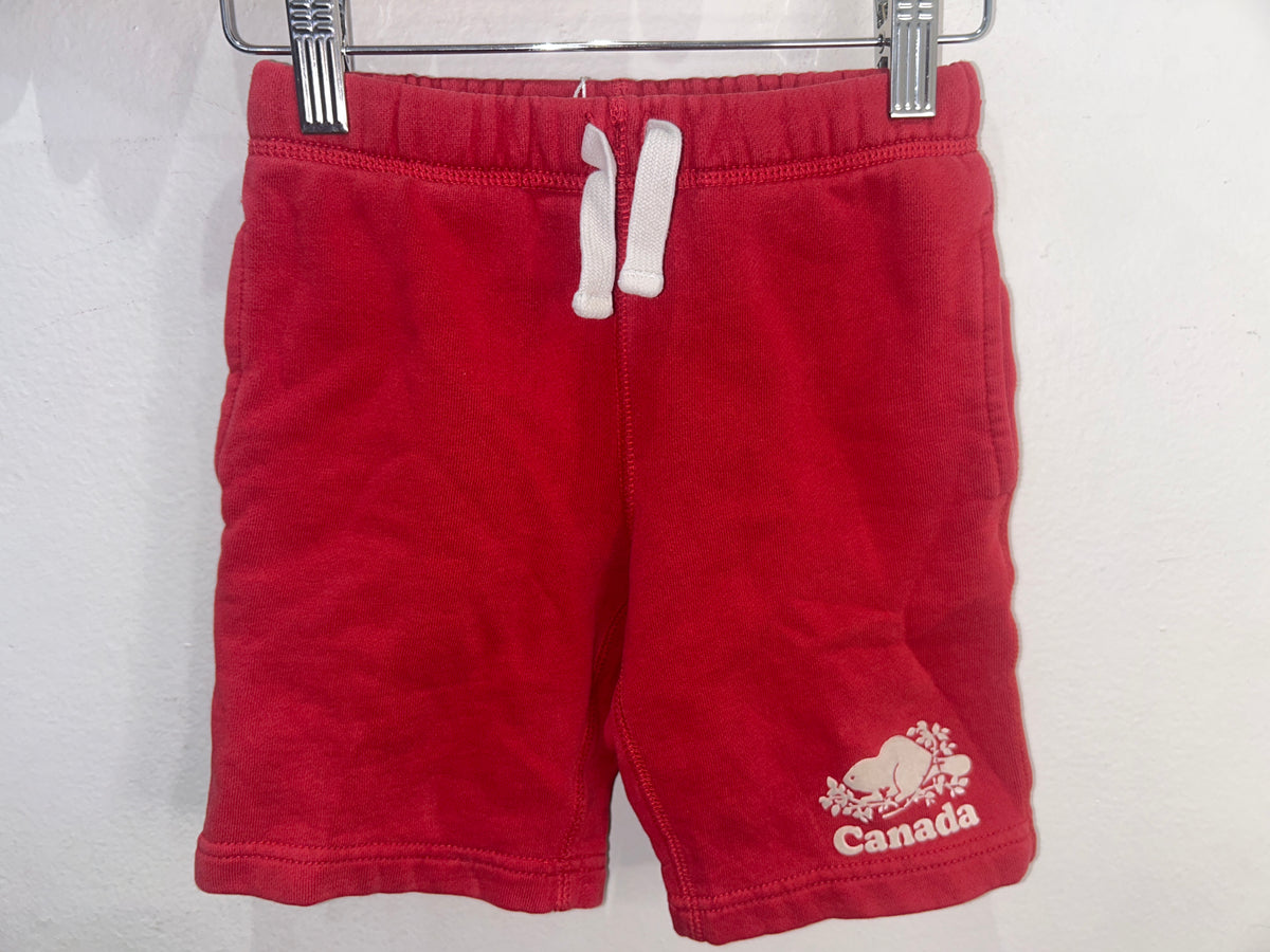 Roots red shorts 5y