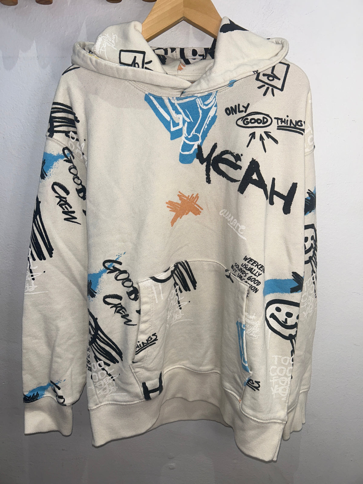 Graffiti hoodie 11-12y