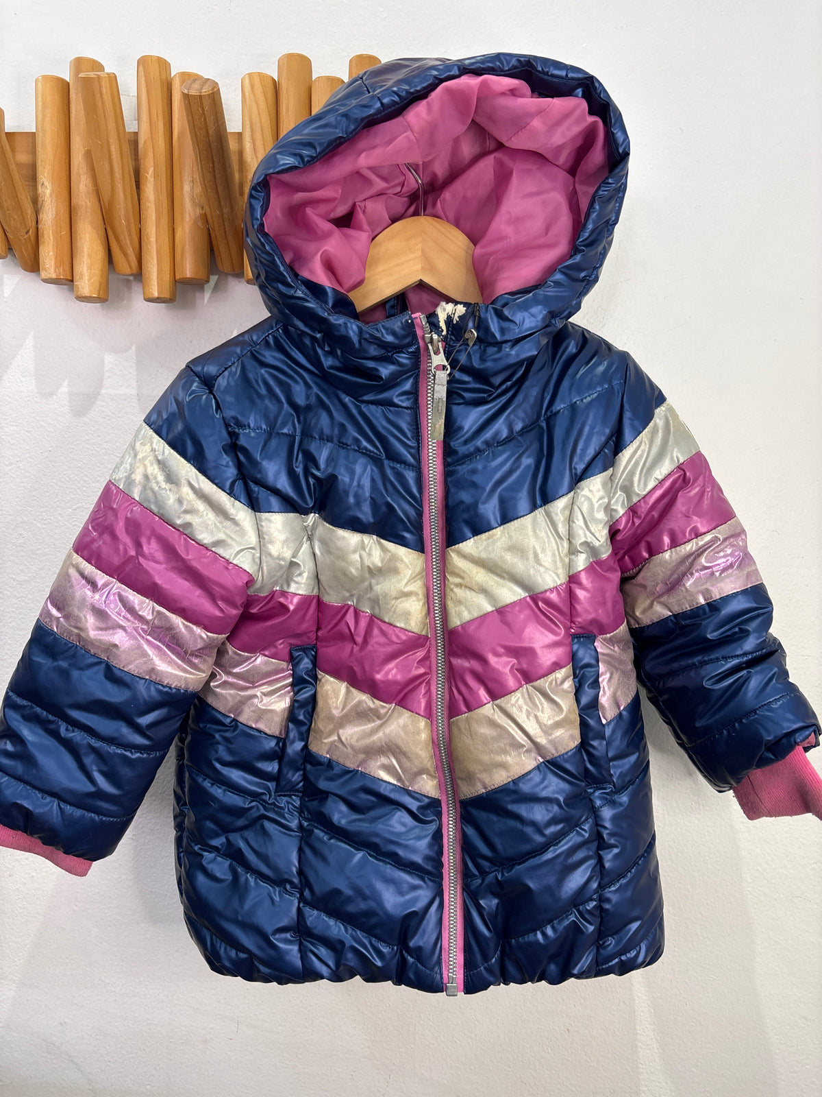 Hatley sparkly midweight puffer 2y*