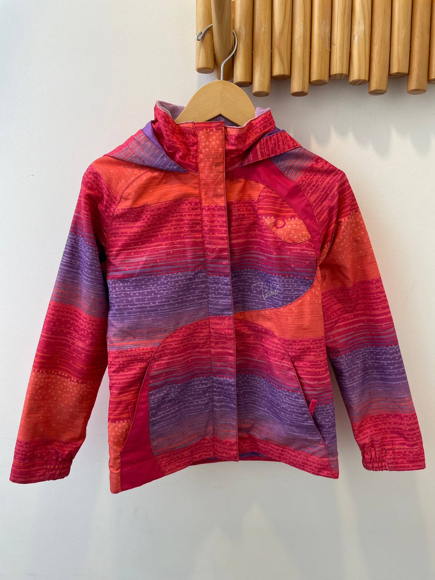 Orange and purple spring jacket 6y