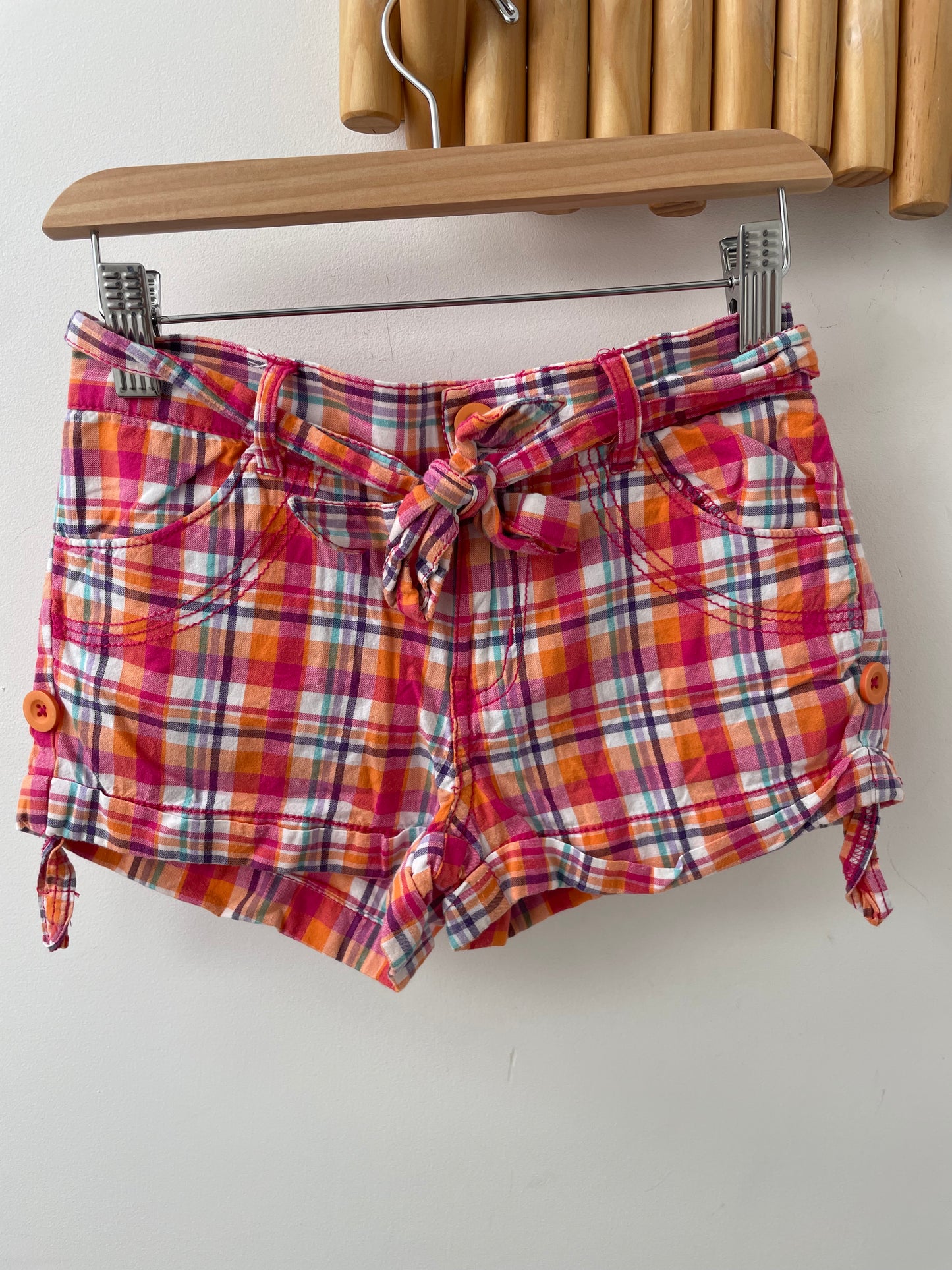 Colourful checkered shorts 8y